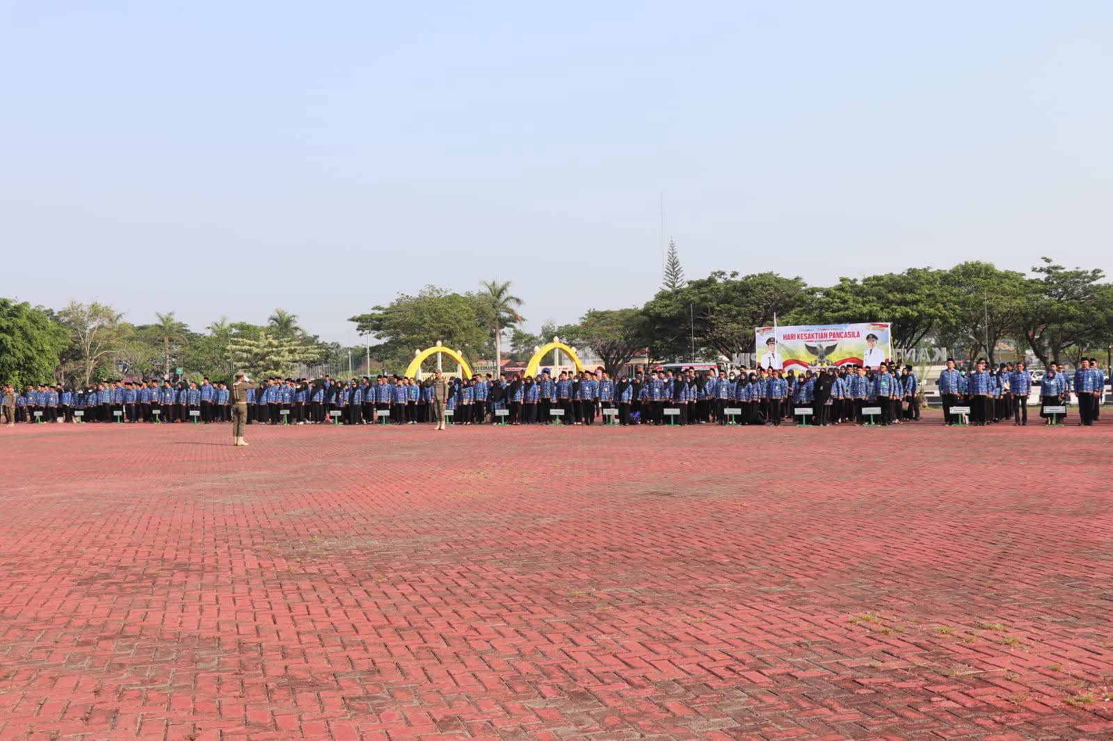 ASN Tapin Ikuti Upacara Peringatan Hari Kesaktian Pancasila 