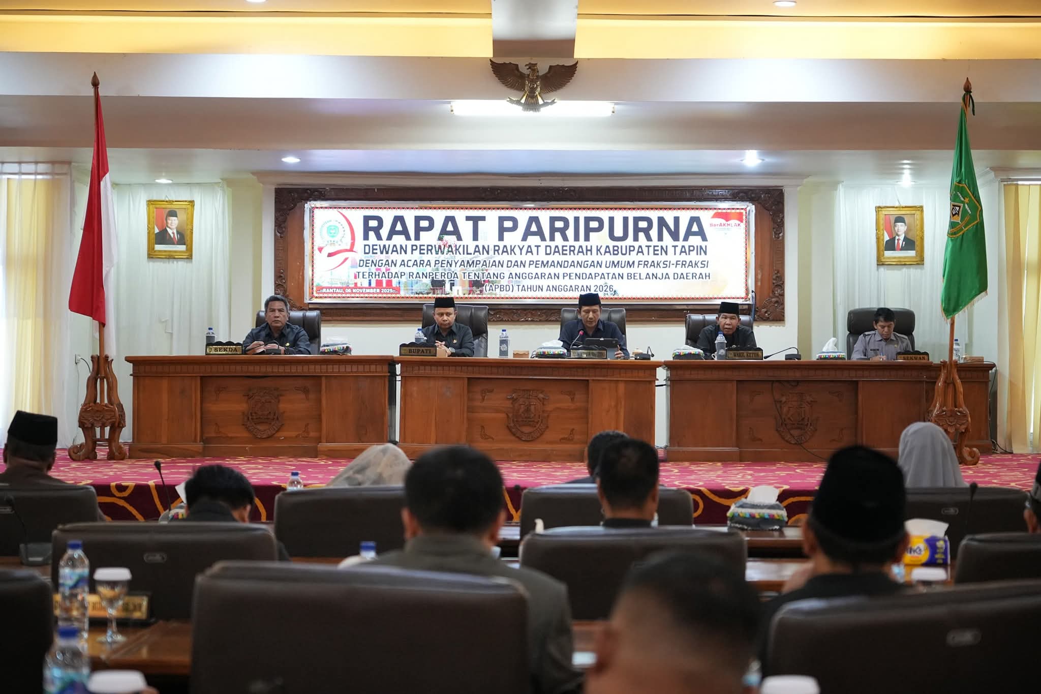 Rapat Paripurna Penyampaian Pemandangan Umum Fraksi Terhadap APBD TA 2026