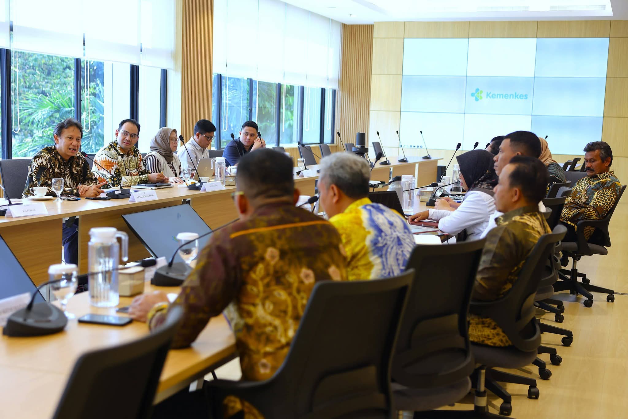 Pertemuan audiensi di Kementerian Kesehatan RI Jakarta