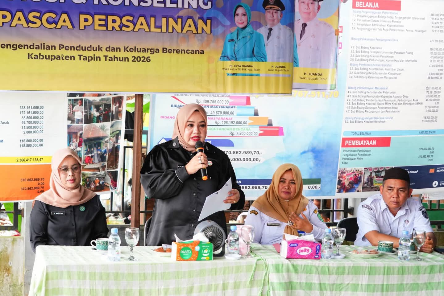 DPPKB Tapin Menyelenggaraka Promosi Dan Konseling KB Pasca Persalinan Di Desa Pariok
