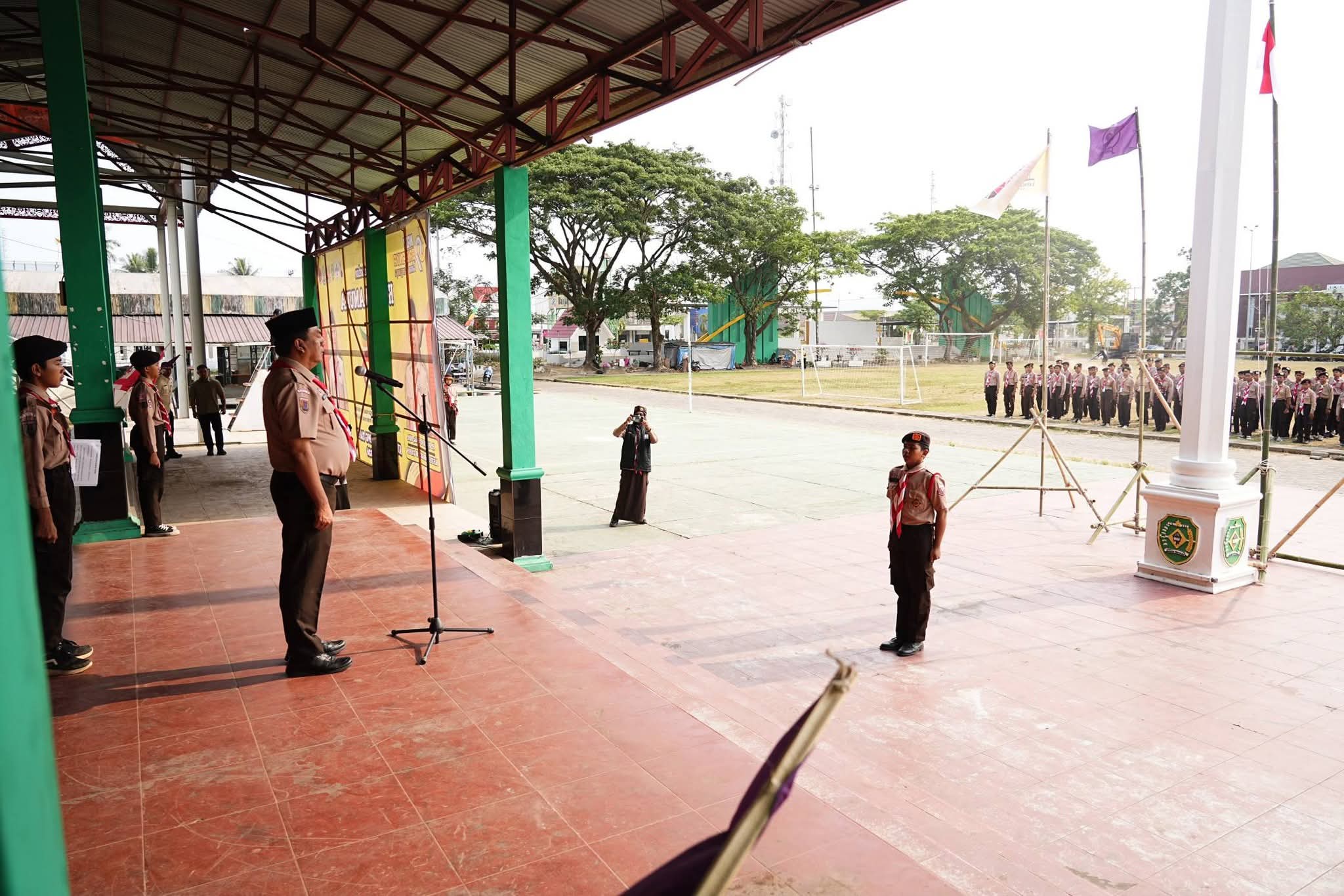 Upacara Penutupan Lomba Tk III Gerakan Kwartir Cabang Pramuka Tapin