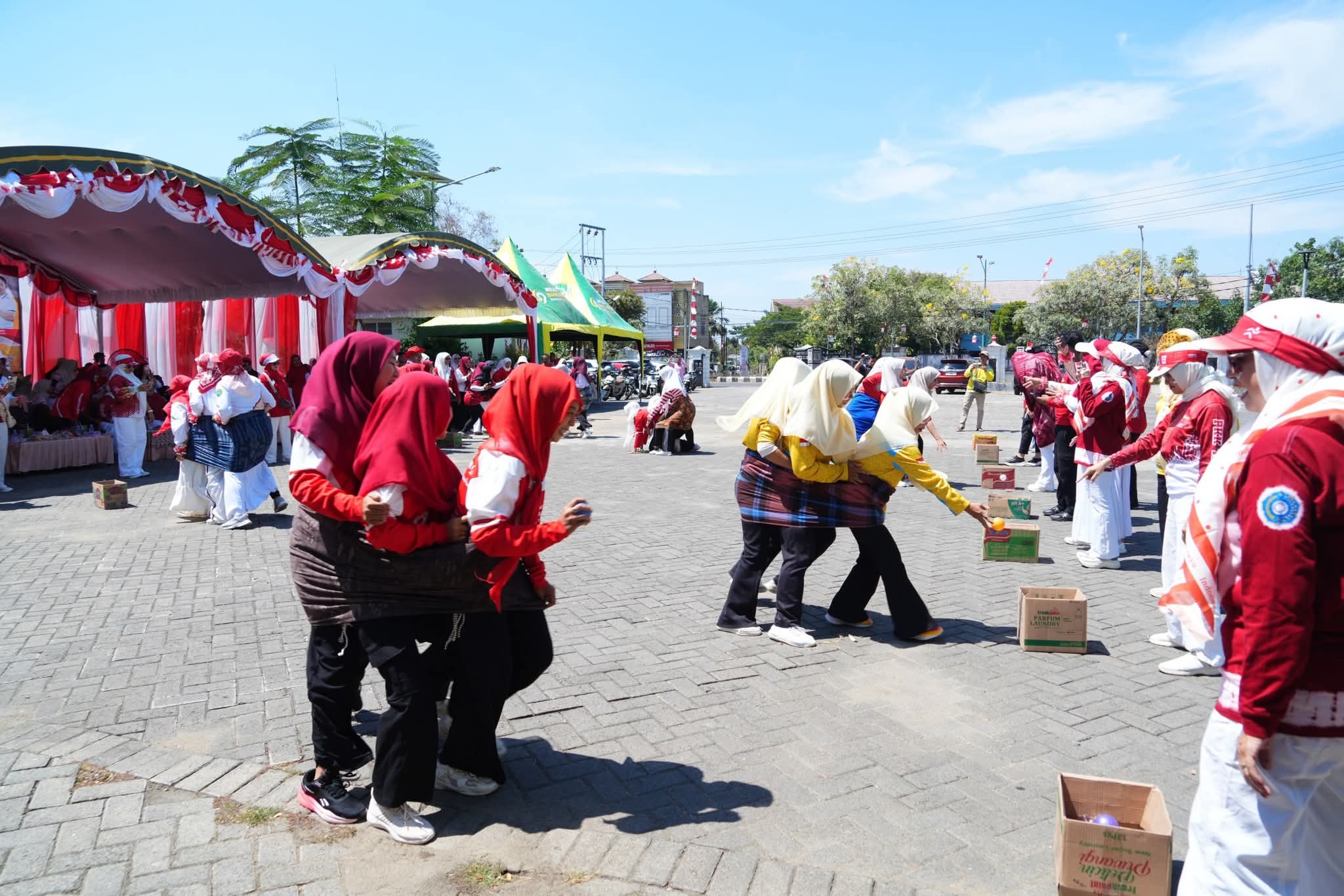 TP PKK Tapin Gelar Aneka Lomba Semarak Kemerdekaan RI