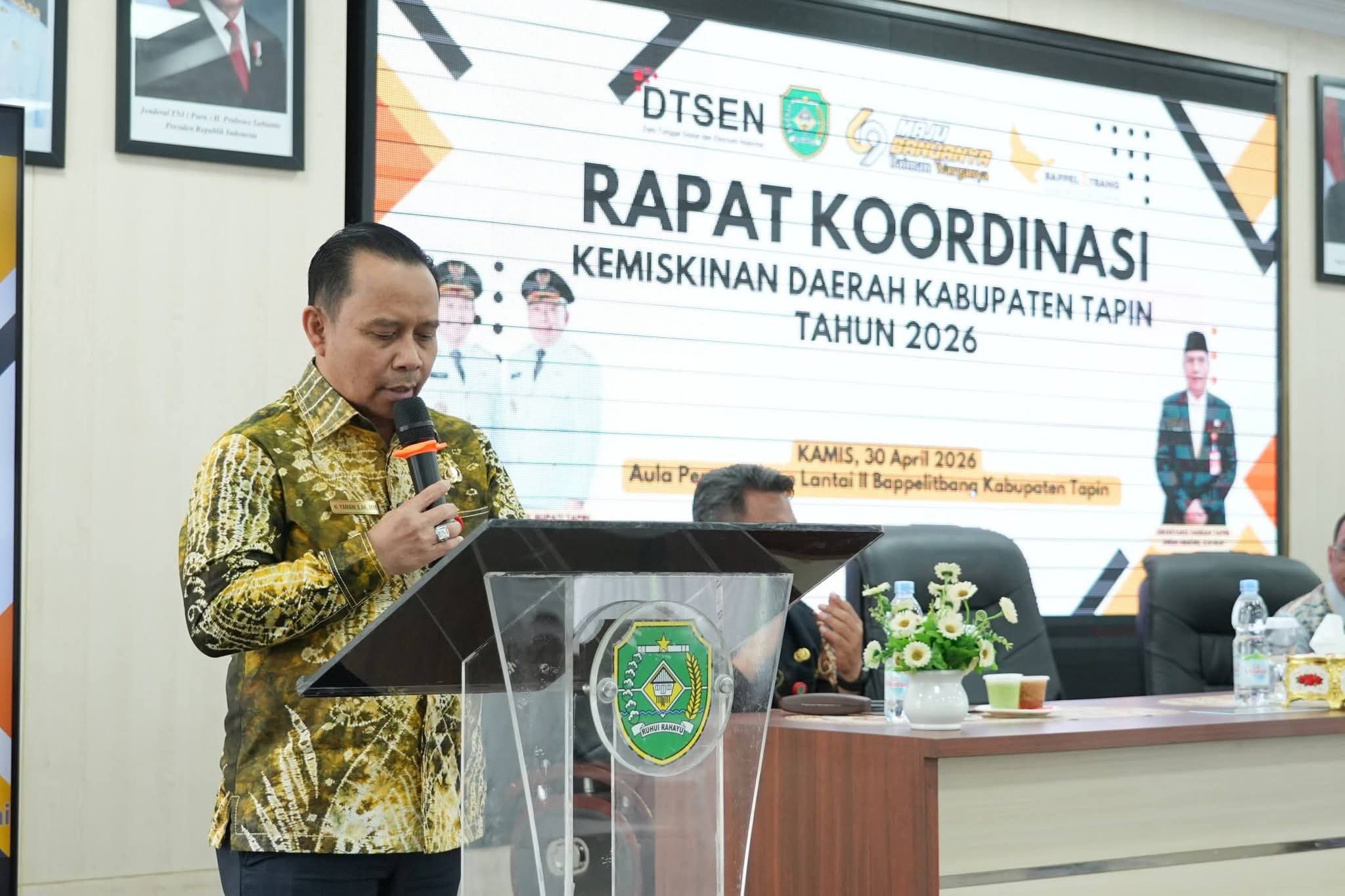 Rapat Koordinasi Penanggulangan Kemiskinan Daerah Kabupaten Tapin Tahun 2026