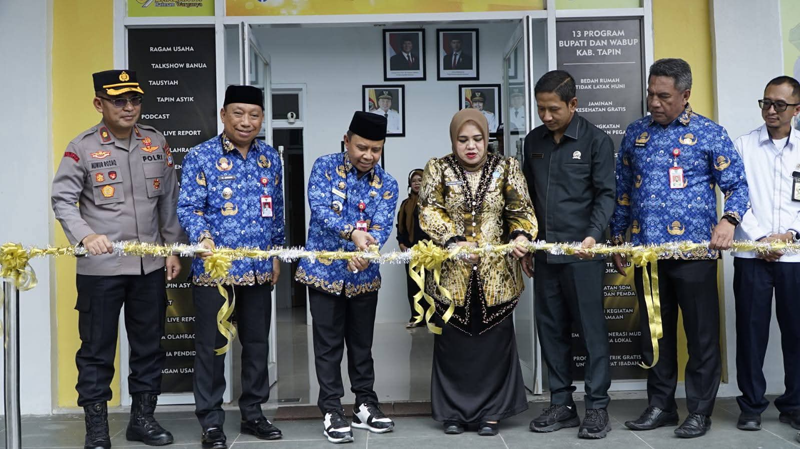 Bupati Tapin Resmikan Gedung Baru LPPL Tapin TV