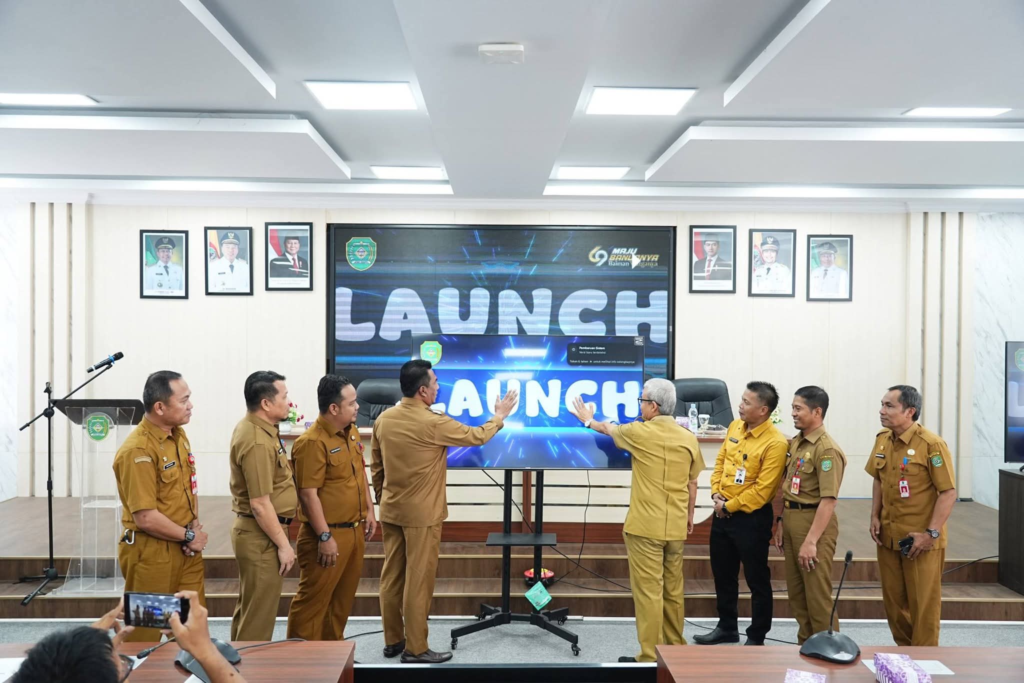 Sekda Tapin Buka Sosialisasi Dan Launching Inovasi Pelayanan Publik PKN Tingkat II