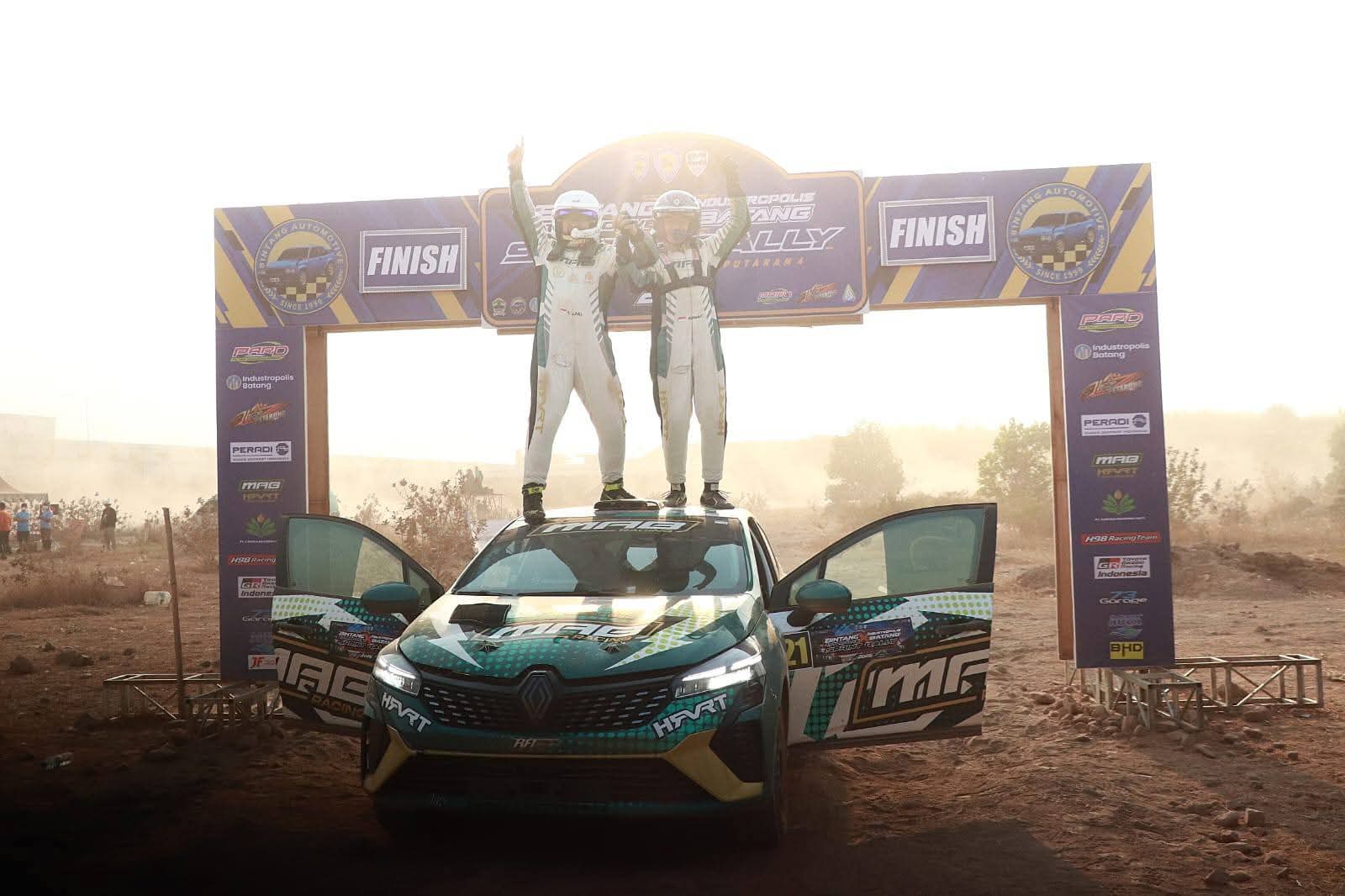 Wakil Bupati Tapin Hadiri Final Kejurnas Sprint Rally RD 4